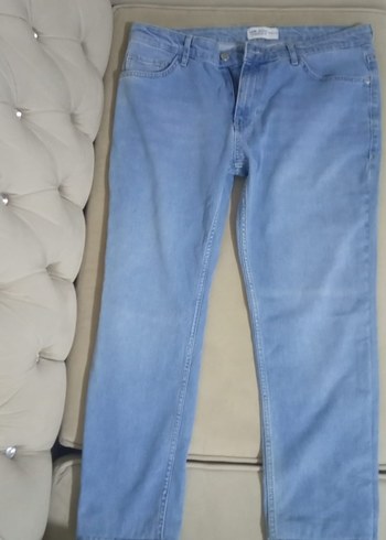 Pastel Mavi Regular Fit Denim Erkek Jean - Görsel 3