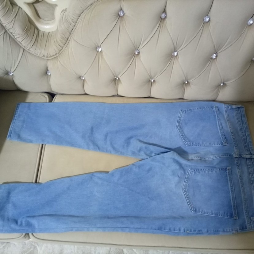 Pastel Mavi Regular Fit Denim Erkek Jean - Görsel 4