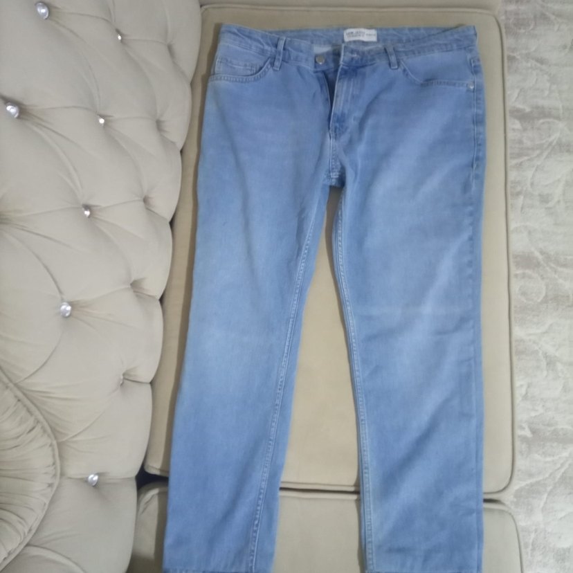 Pastel Mavi Regular Fit Denim Erkek Jean - Görsel 3