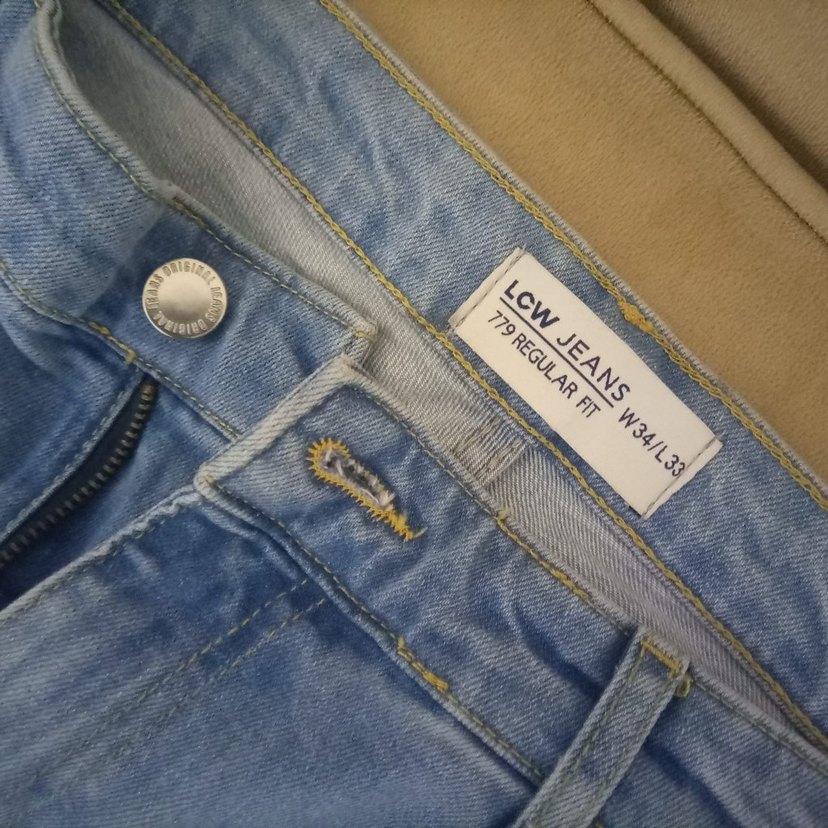 Pastel Mavi Regular Fit Denim Erkek Jean - Görsel 2