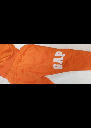 Turuncu Gap Logolu Çocuk Eşofman Takımı - Görsel 2