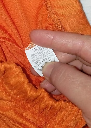 Turuncu Gap Logolu Çocuk Eşofman Takımı - Görsel 4