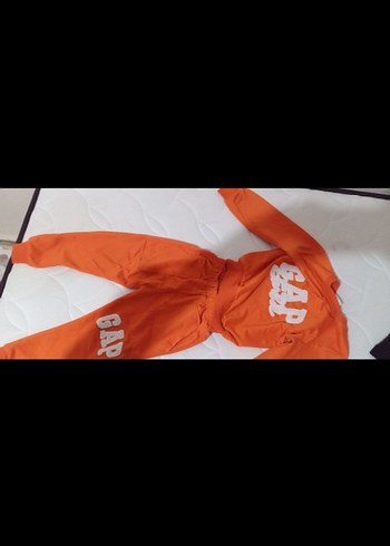 Turuncu Gap Logolu Çocuk Eşofman Takımı - Görsel 5
