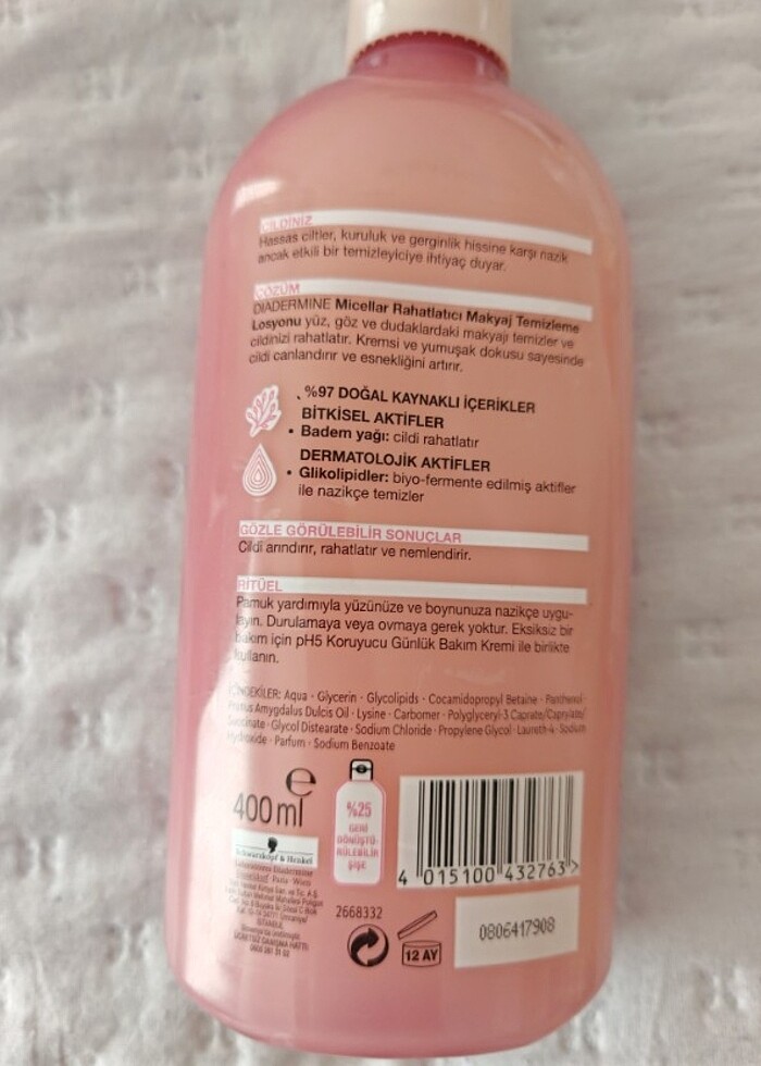 Temizleme losyonu - Görsel 2