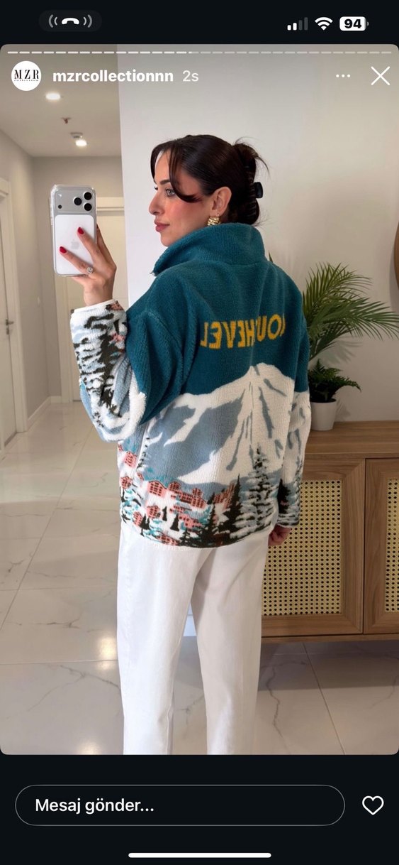 OYSHO STİL MUFLON POLAR - Görsel 2