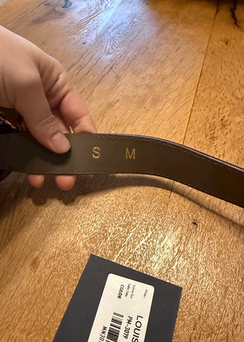 Louis Vuitton Kahverengi Deri cüzdanlı Kemer - Görsel 5