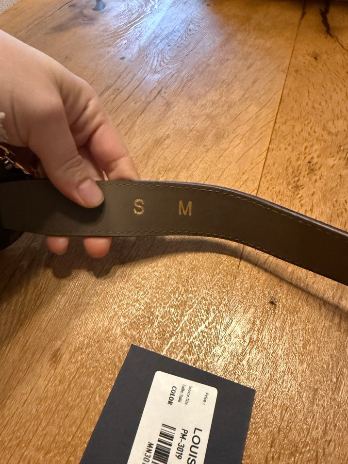 Louis Vuitton Kahverengi Deri cüzdanlı Kemer - Görsel 5