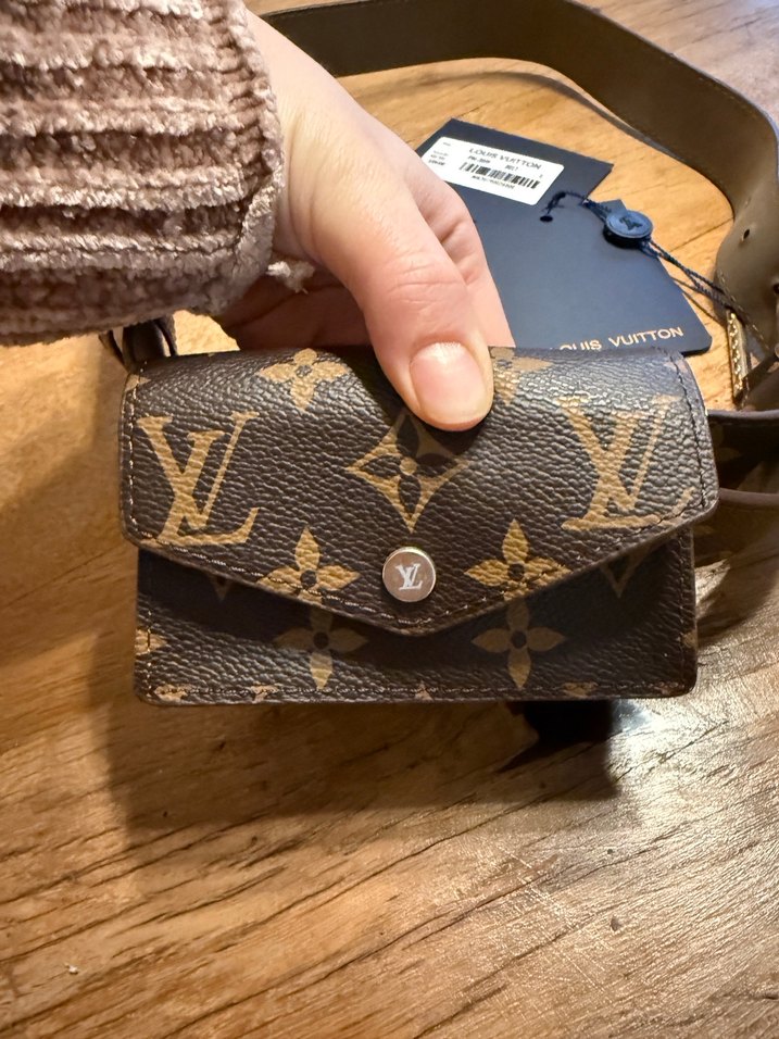 Louis Vuitton Kahverengi Deri cüzdanlı Kemer - Görsel 3
