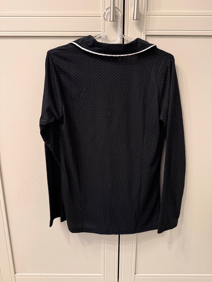 Victoria's Secret Lacivert Puantiyeli Pijama Takımı - Görsel 4