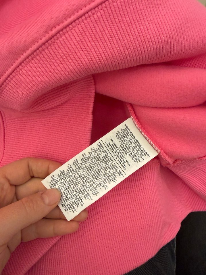 Nike Pembe Kadın Sweatshirt ORJİNALDİR - Görsel 5