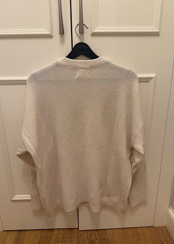 Nakışlı Bej Kadın Triko Kazak - Görsel 2