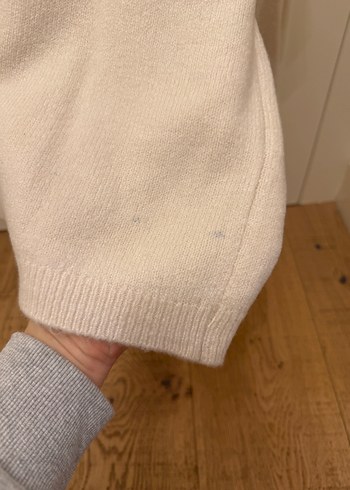 Nakışlı Bej Kadın Triko Kazak - Görsel 4