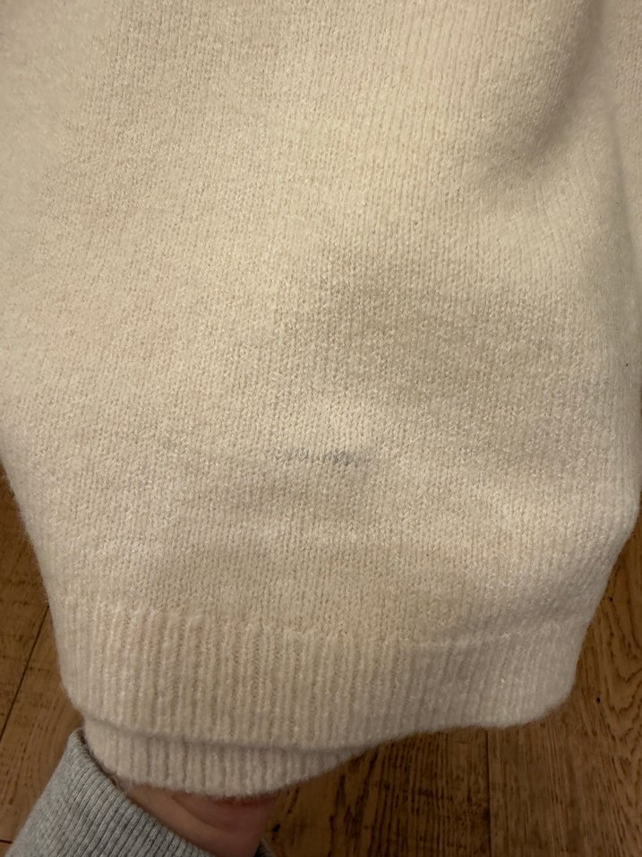 Nakışlı Bej Kadın Triko Kazak - Görsel 5