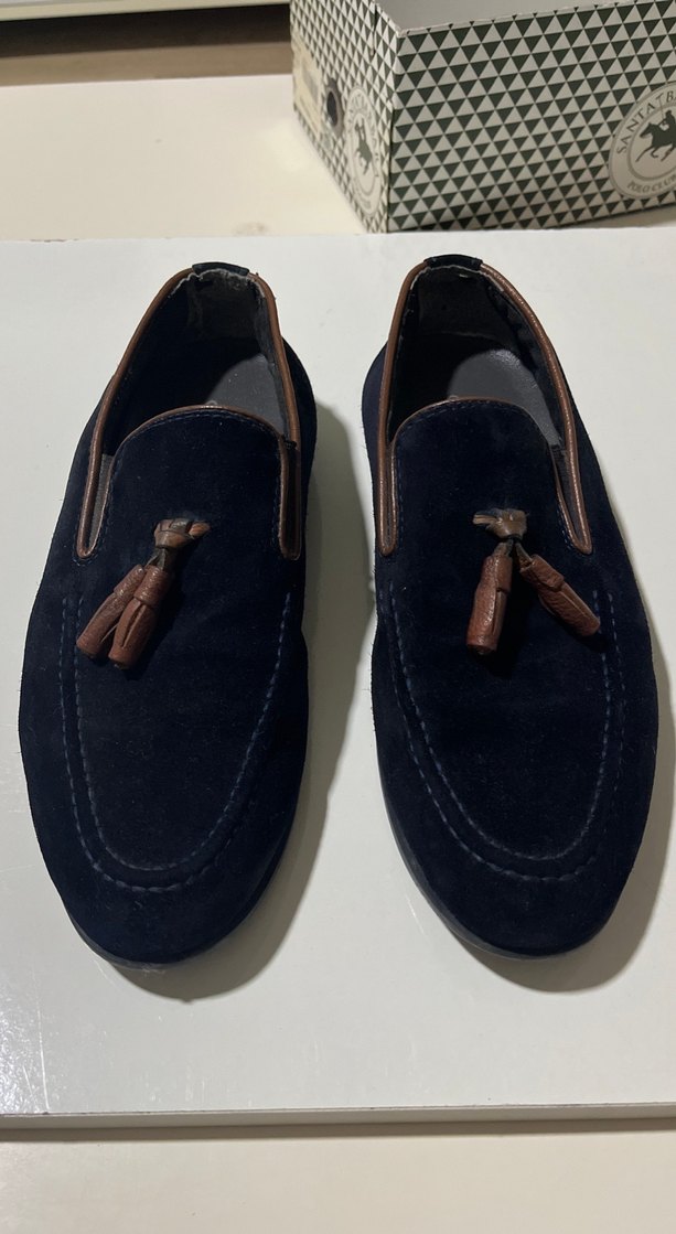 Kahverengi Püsküllü Erkek Süet Klasik Ayakkabı - Görsel 2