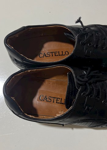 Erkek Siyah Deri Bağcıklı Klasik Ayakkabı - Görsel 2