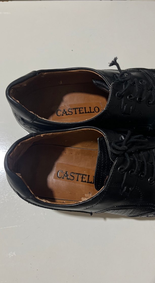 Erkek Siyah Deri Bağcıklı Klasik Ayakkabı - Görsel 2