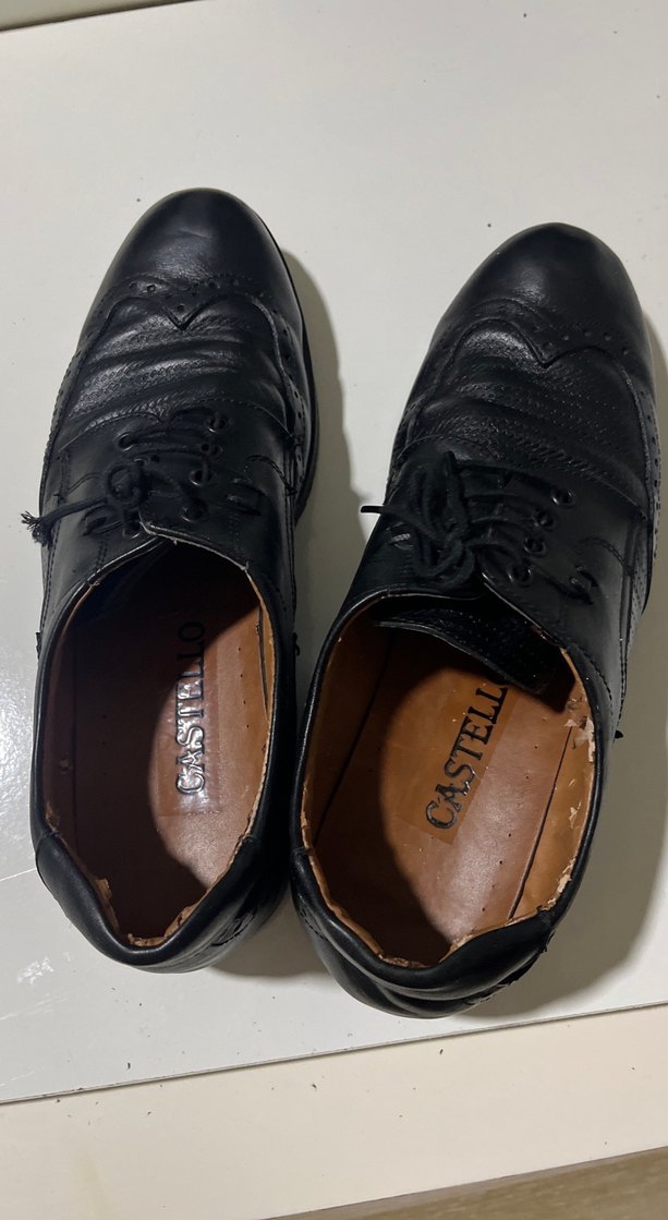 Erkek Siyah Deri Bağcıklı Klasik Ayakkabı - Görsel 3