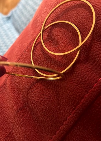 Altın Renkli Elastik Kadın Bileklik 10 adet - Görsel 3