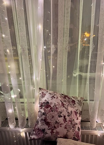 Pembe Bohem Çiçek Desenli Yastık Kılıfı - Görsel 2