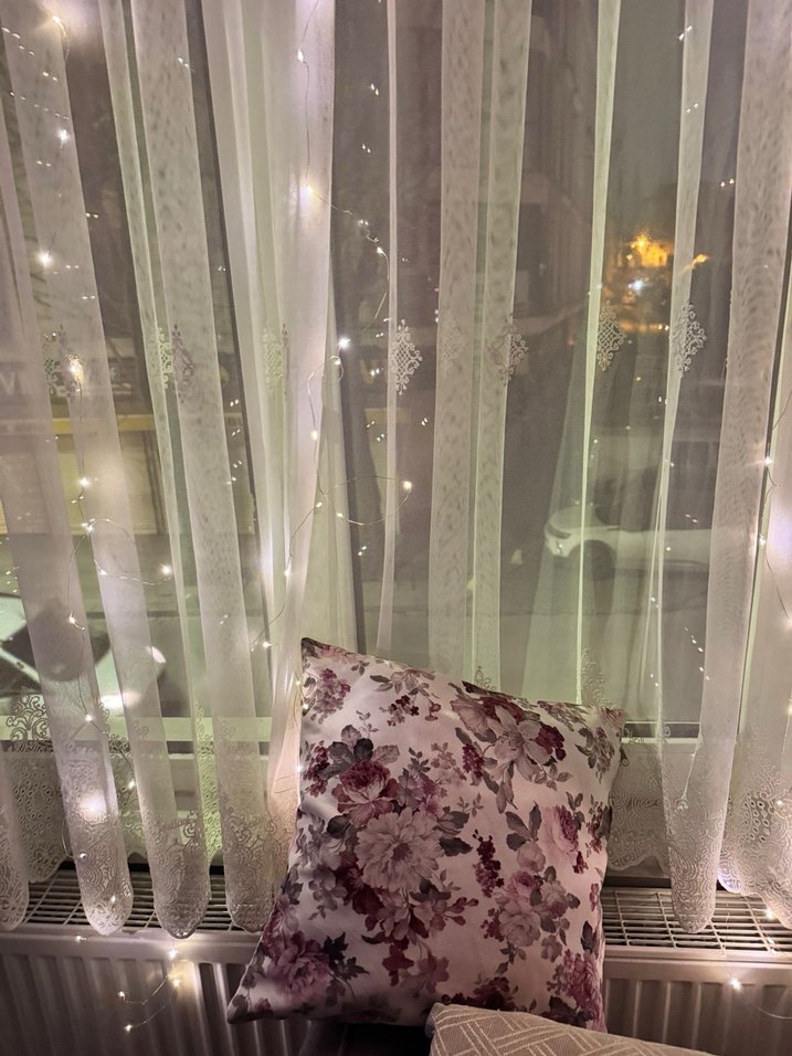 Pembe Bohem Çiçek Desenli Yastık Kılıfı - Görsel 2