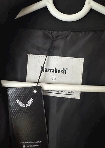 Siyah Fermuarlı Kadın Midi Ceket Marrakech Marka - Görsel 3