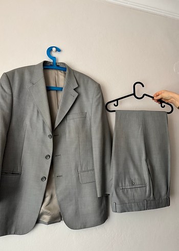 Gri Erkek Ofis Takım Elbise Ceketi - Görsel 2