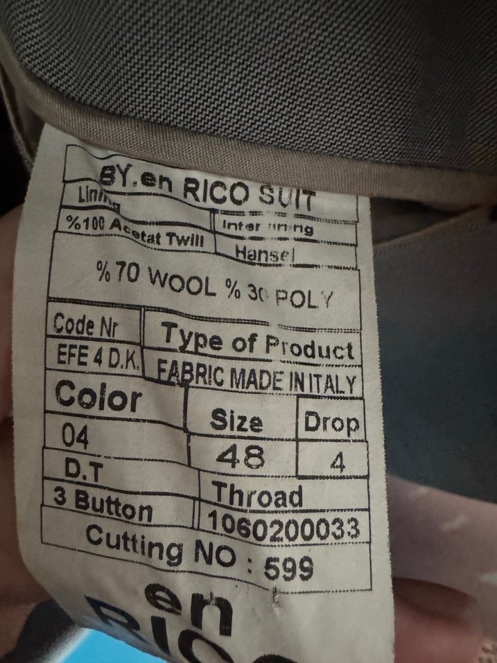 Gri Erkek Ofis Takım Elbise Ceketi - Görsel 4