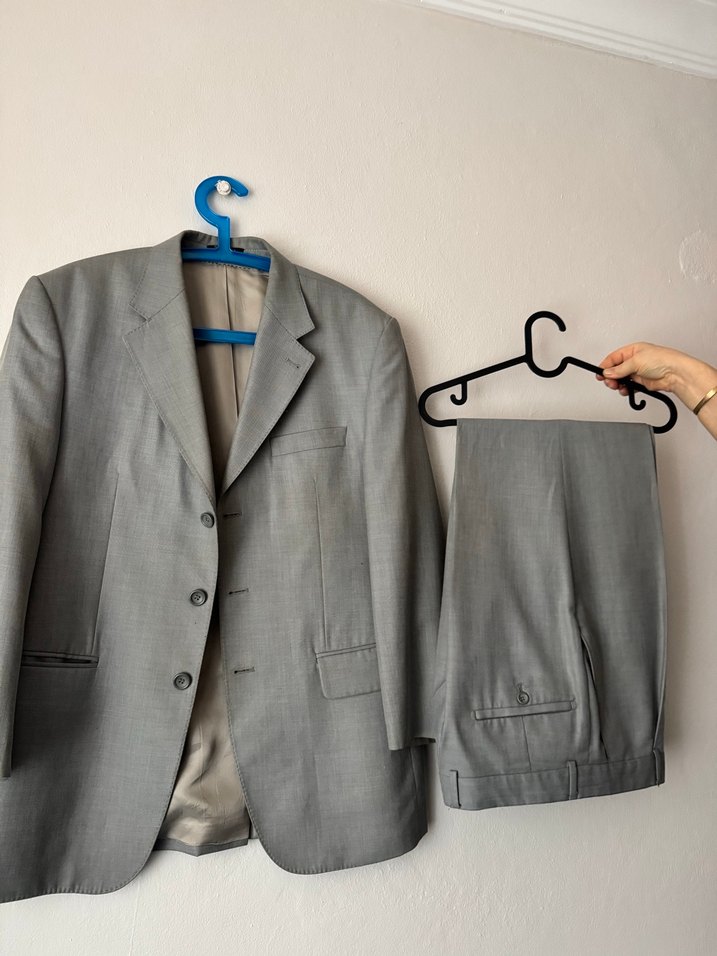 Gri Erkek Ofis Takım Elbise Ceketi - Görsel 2
