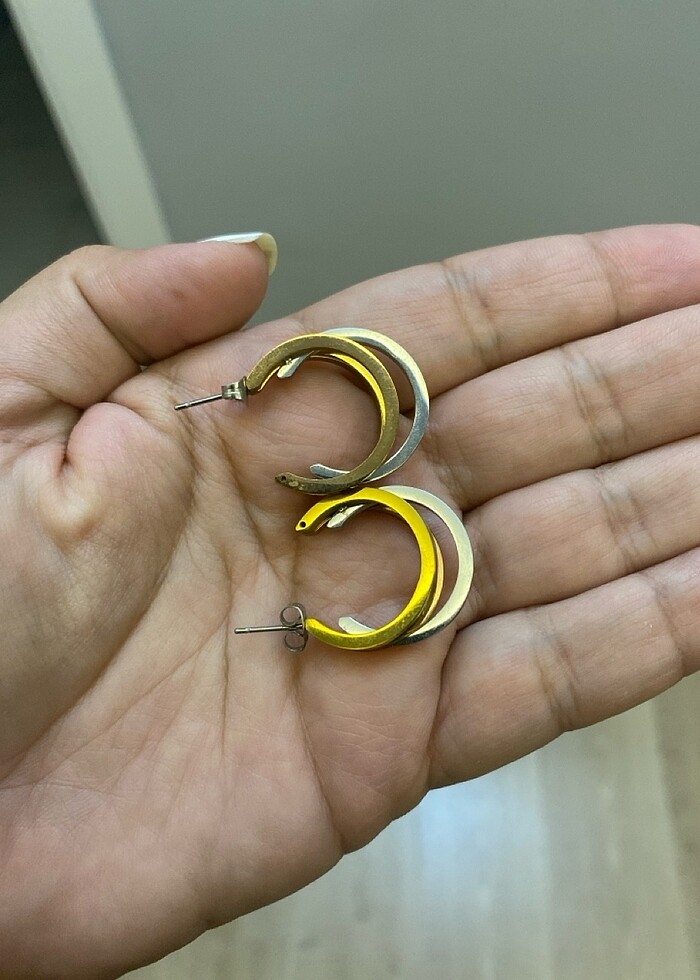 Çekik küpe - Görsel 2