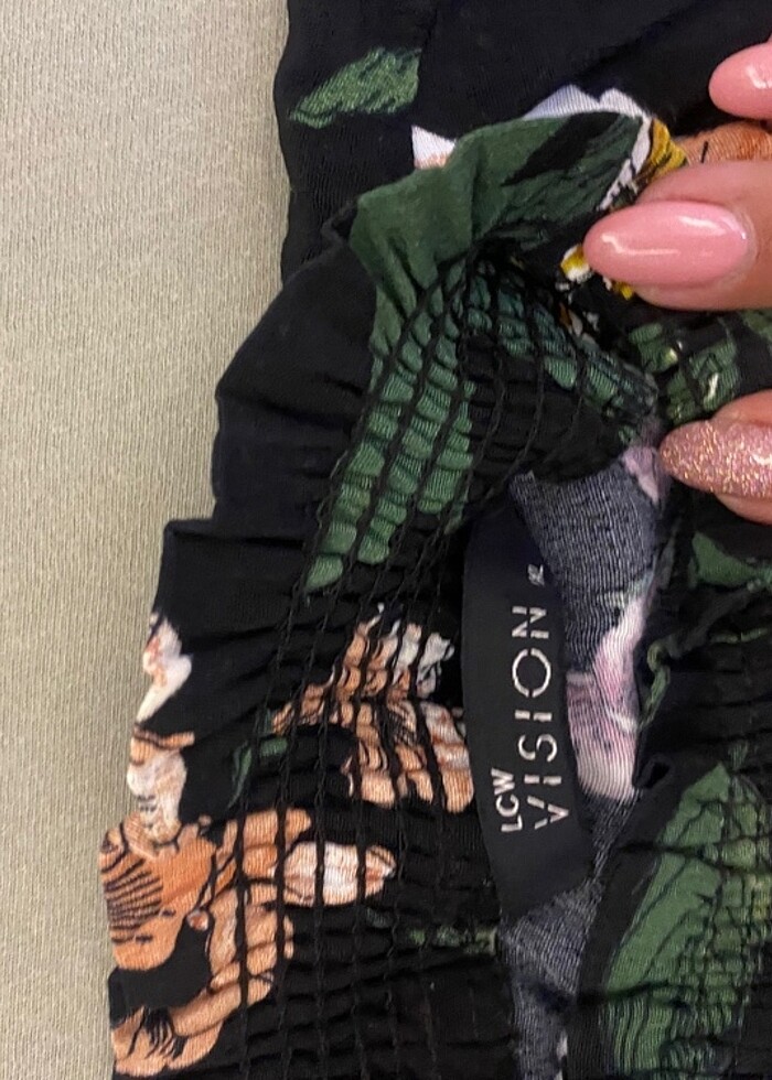 Çiçekli elbise - Görsel 5