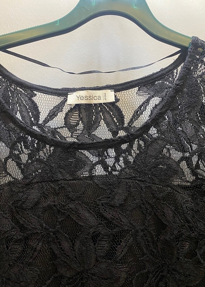 Dantelli elbise - Görsel 3