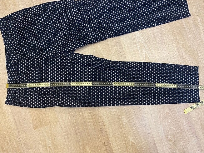 Desenli kumaş pantolon - Görsel 6