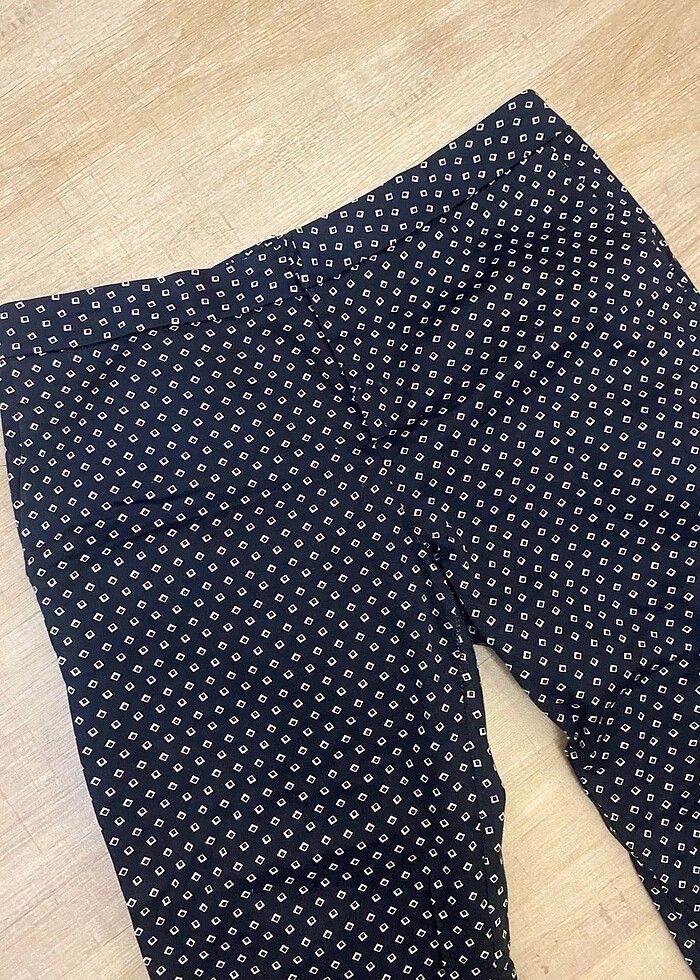 Desenli kumaş pantolon - Görsel 2