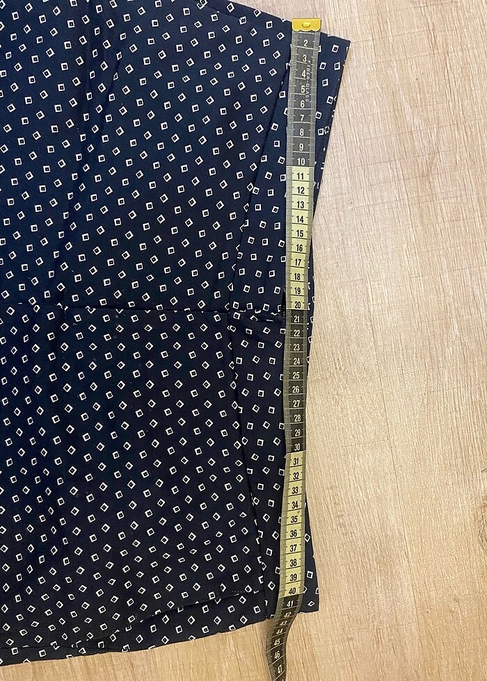 Desenli kumaş pantolon - Görsel 4