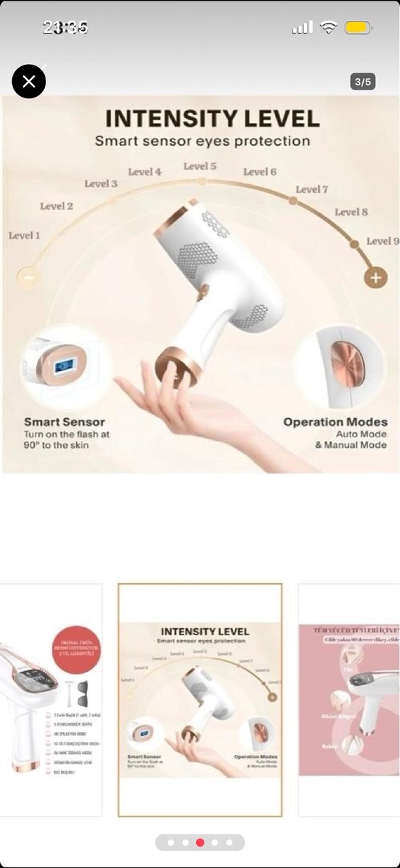 Beyaz Lazer Epilasyon Cihazı - Görsel 3