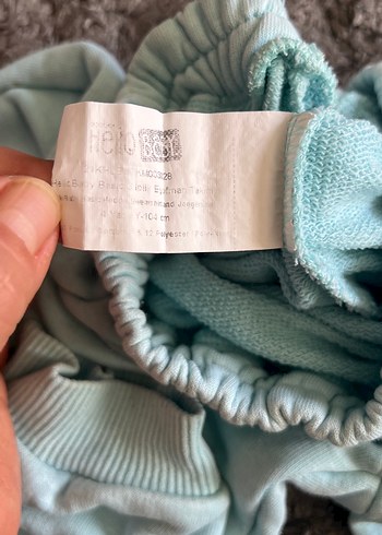 Mavi Rahat Kesim Kız Eşofman Altı - Görsel 2