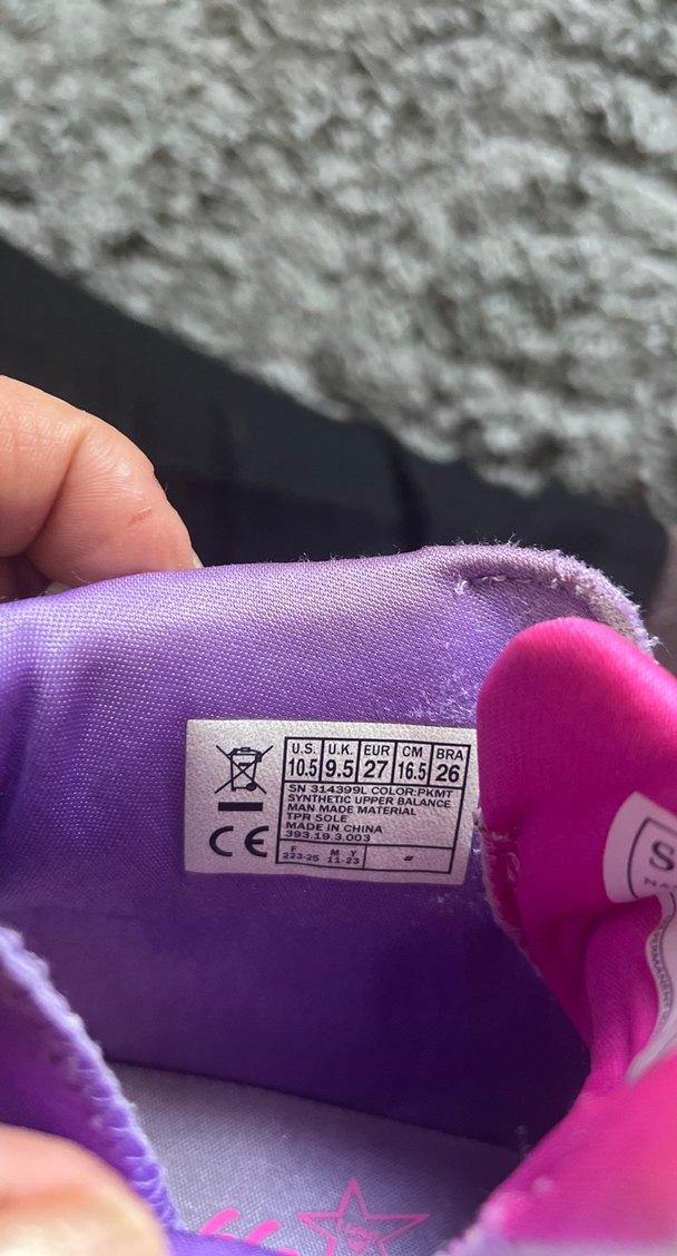 Renkli Bağcıklı ve fermuarlı Kız Çocuk Spor Ayakkabısı - Görsel 4