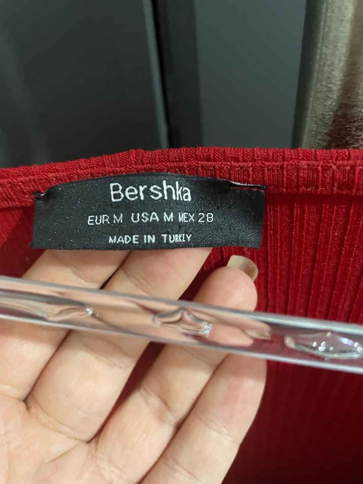 Kırmızı V Yakalı Pilili Kadın Tulum - Görsel 2