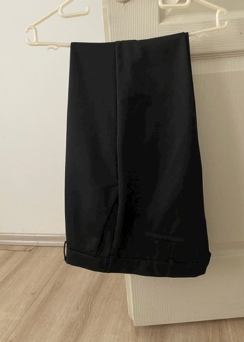 Siyah Erkek Dar Kalıp Chino Kumaş Pantolon - Görsel 2