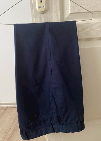Lacivert Kemerli Erkek Denim Pantolon - Görsel 4