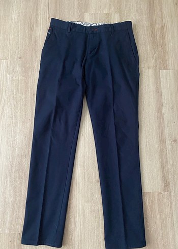 Lacivert Kemerli Erkek Denim Pantolon - Görsel 2