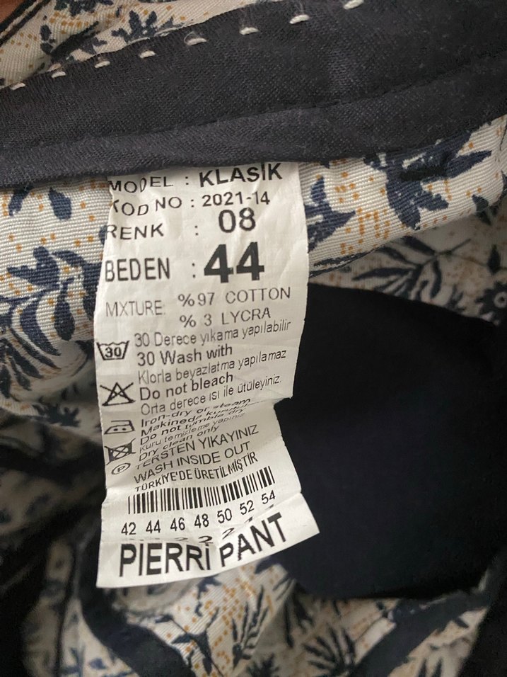 Lacivert Kemerli Erkek Denim Pantolon - Görsel 5