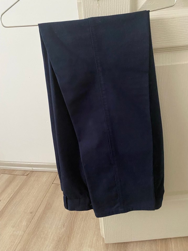 Lacivert Kemerli Erkek Denim Pantolon - Görsel 3