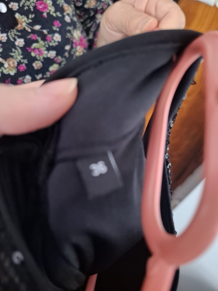 Siyah Parlak Mini Abiye Elbise - Görsel 3