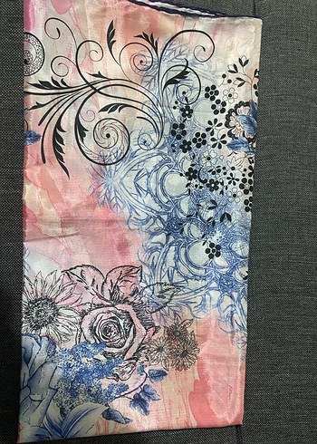 Pastel Renkli Dantel Detaylı Bohem Kadın Fular/eşarp - Görsel 2