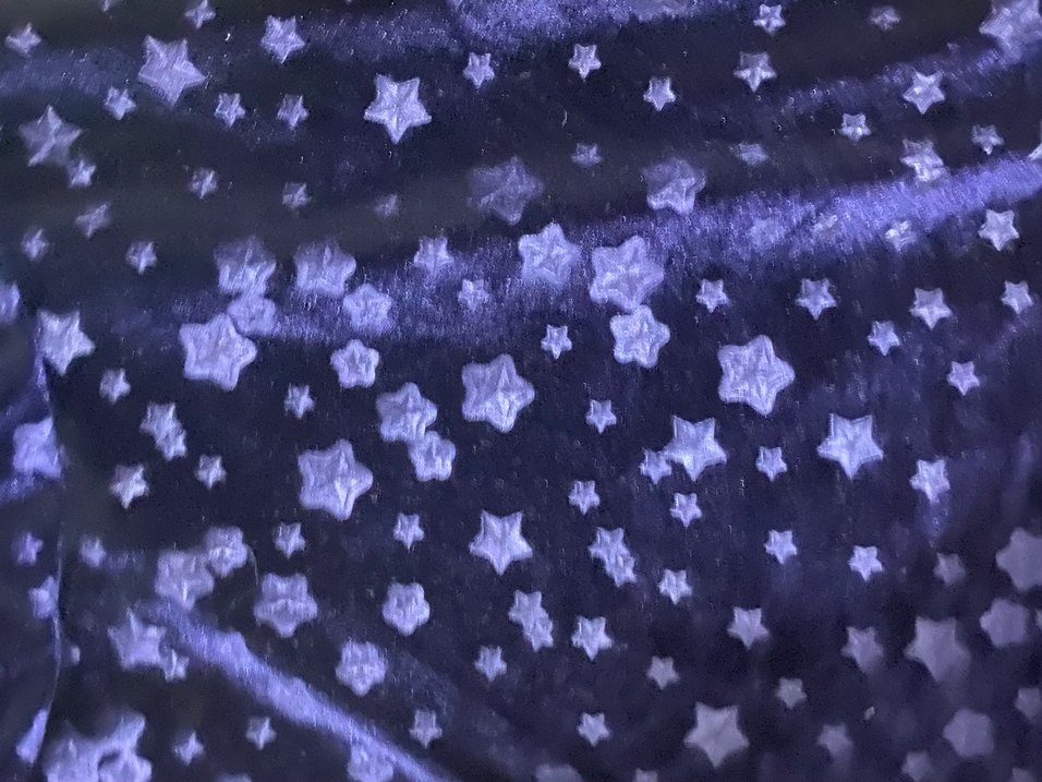 Koyu Mavi Yıldızlı Elbise - Görsel 2