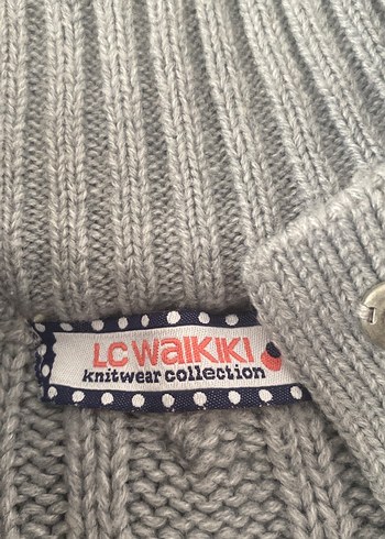 Gri Örgü  Süveter Yelek - Görsel 3