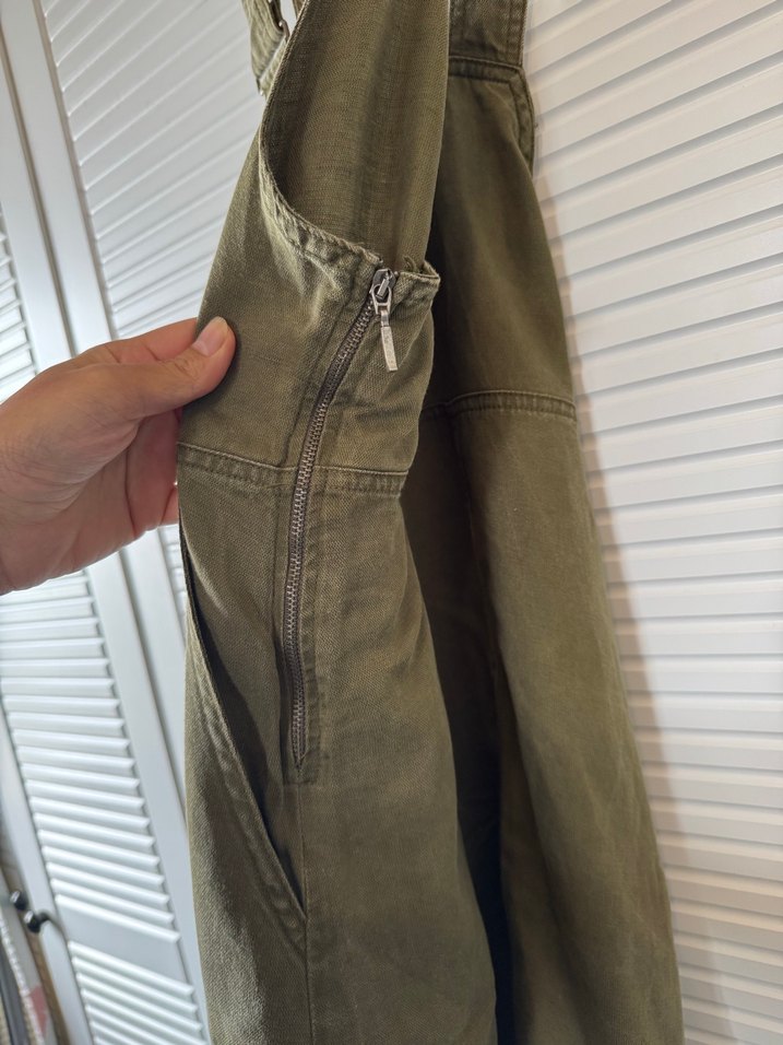 Kadın Keten Salaş Midi Tulum - Görsel 3