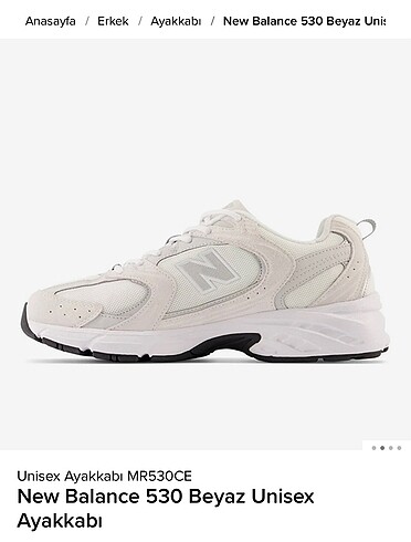 New balance 530 sea salt kadın 38 numara