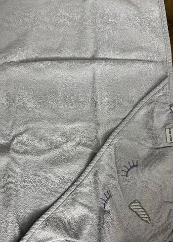 Kız Çocuk Kapüşonlu Pembe Bornoz - Görsel 3